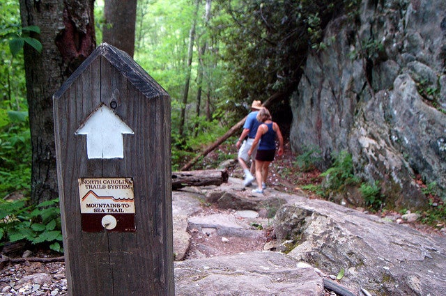 "Hiking in North Carolina"