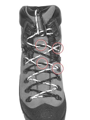Image placeholder title Low Volume hiking boot lacing