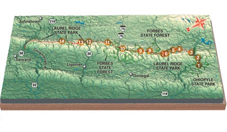 Laurel Mountain Trail Map Go Long In Pennsylvania's Laurel Highlands
