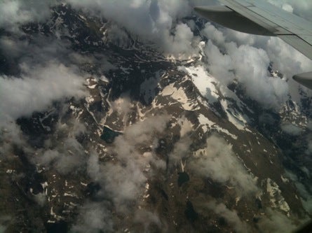 Gt Windrivers 17940 Wyoming's Wind River Range from the air.