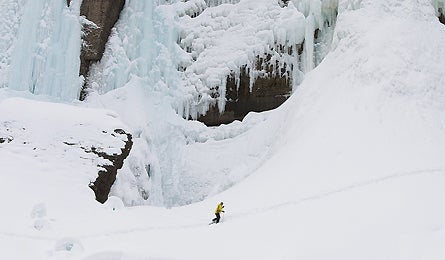 "march 2010 natural wonders frozen small frozen waterfall 140x75"