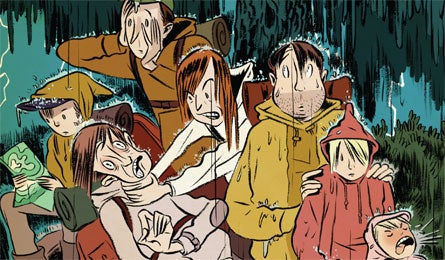 "funny family camping "