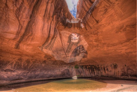 **contest Golden Cathedral 445.jpg 27886 Golden Cathedral, part of Neon Canyon in Grand Staircase/Escalante National Monument.