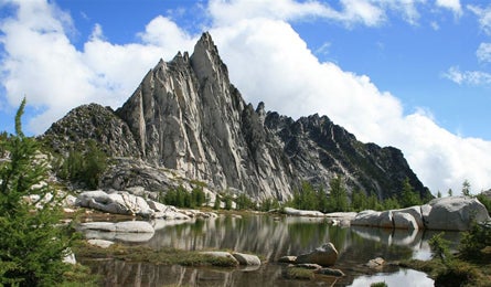 "Prusik Peak in the Enchantments (Photo by David Tate)"