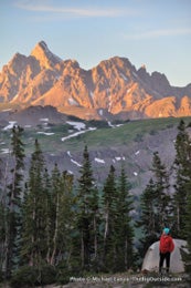 Camp-deathcanyon-shelf 260 Lanza 37398 You'll find some of Grand Teton National Park's most spectacular backcountry campsites along the Death Canyon Shelf.