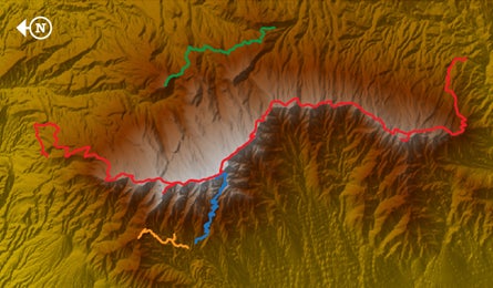 Sandias 445x260 37986 Sandia Mountains (Map by Andrew Matranga)