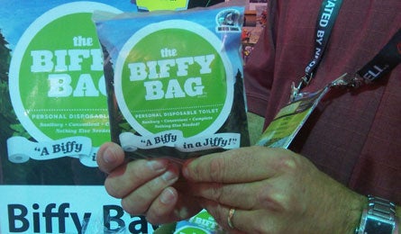 Biffy-Bag-package 445x260 38138 The Biffy Bag is a new wag bag system with a portable toilet
