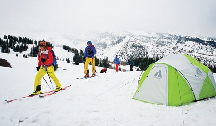 "Skiing in the Tetons (A. Bydlon)"