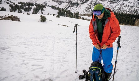 "Pack and layer right for winter travel. (B. Fullerton)"