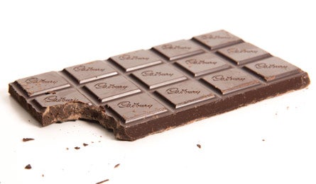 "A sturdy chocolate bar is a great trail food. (by A. Bydlon)"