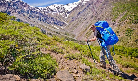 "Hiking into foreign territory. (by Kim Phillips)"