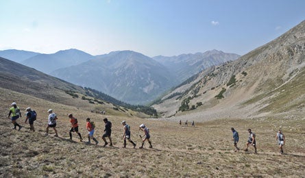 "TransRockies runners enjoy backcountry scenes like this. (Photo by Kelvin Trautman)"