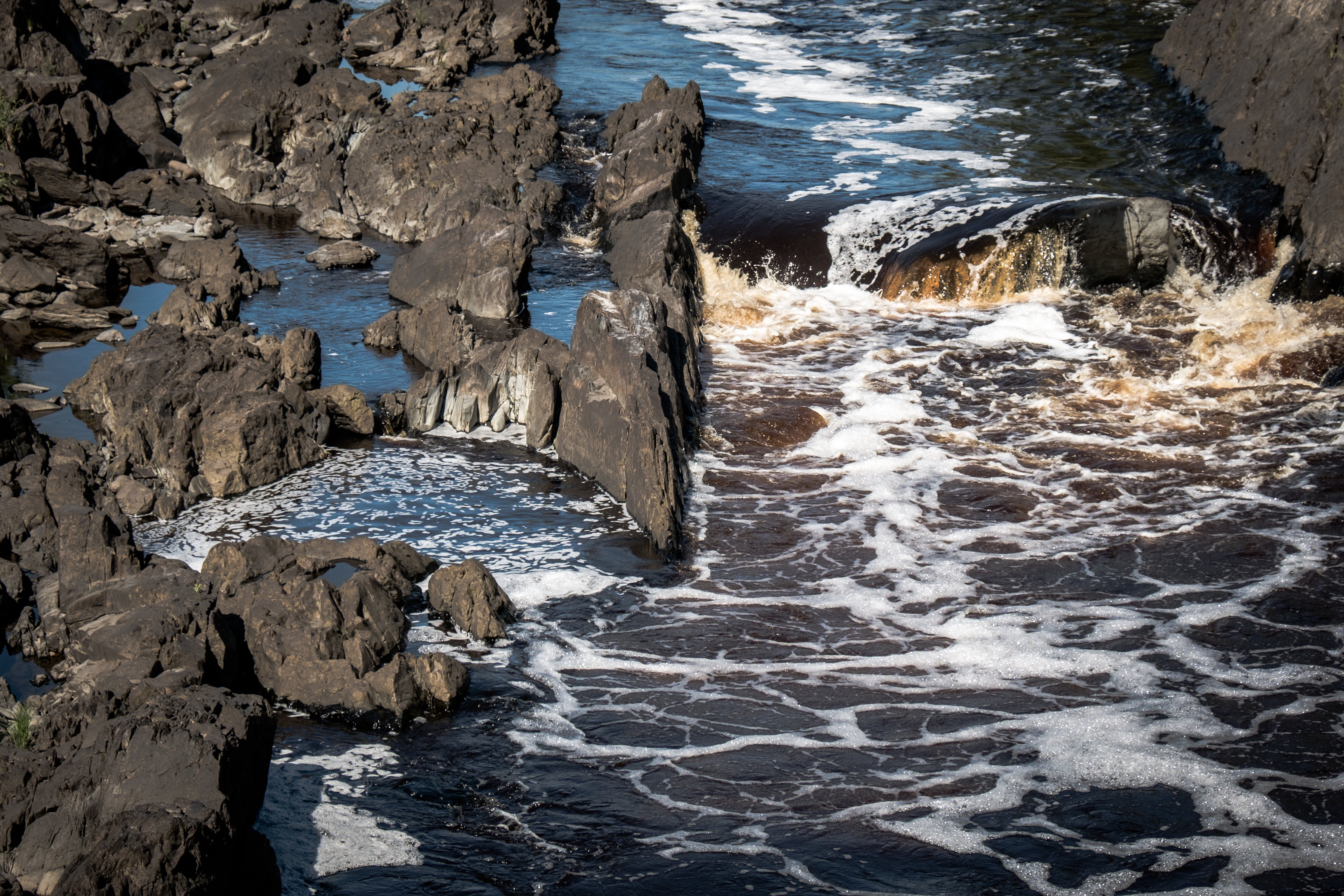 "Waterfall in Jay Cooke State Park"