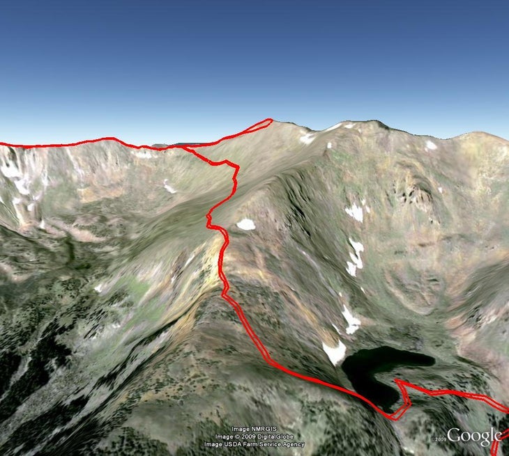 3D: Horseshoe Lake to Wheeler Peak None