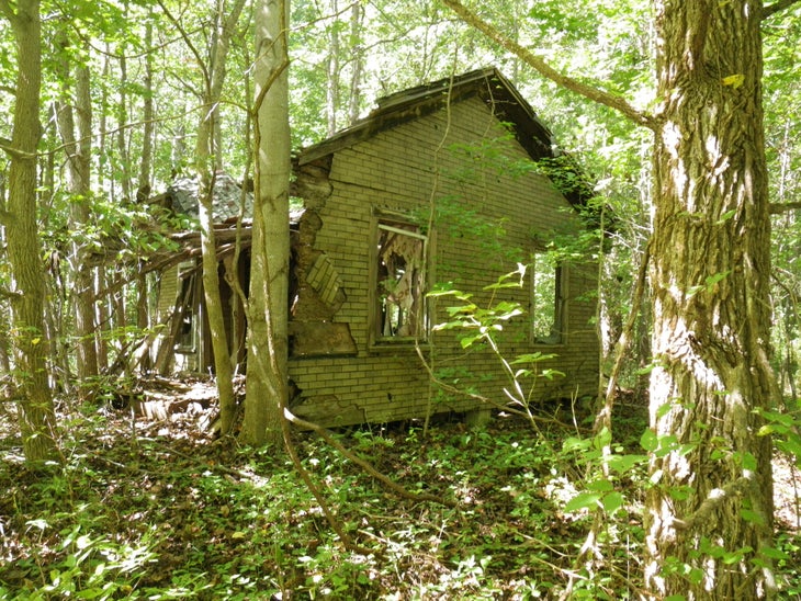 Abandoned farmhouse None