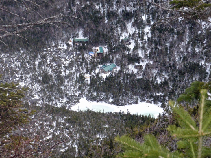 Above the Carter Notch Hut None