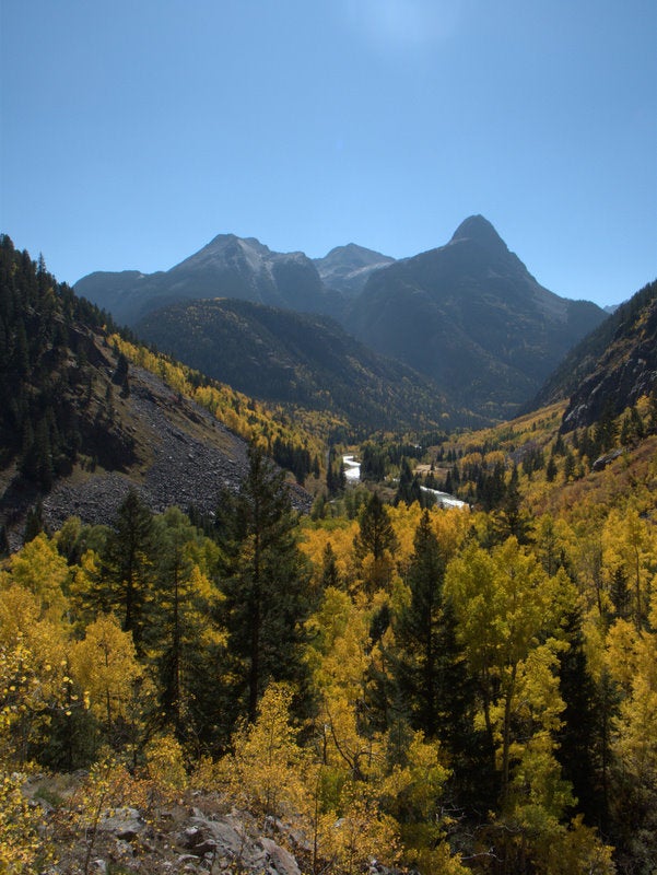 Animas River Valley in the fall None