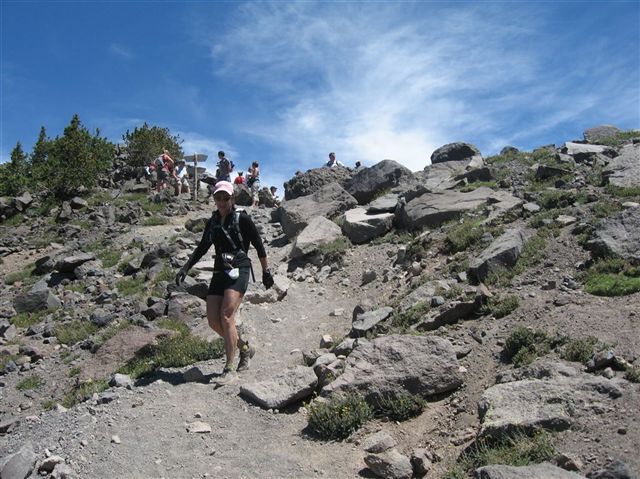 Approaching the saddle None