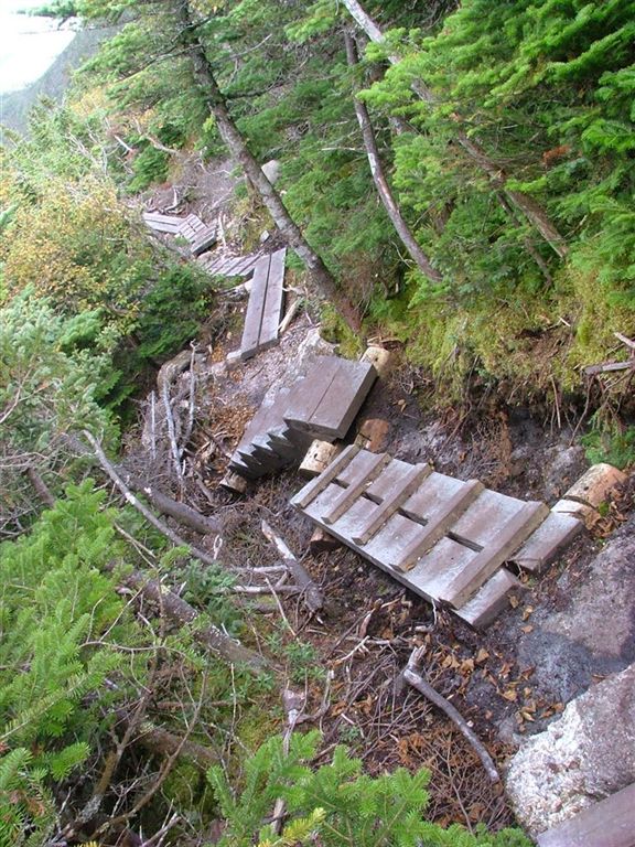 Boardwalk near Goose Eye None