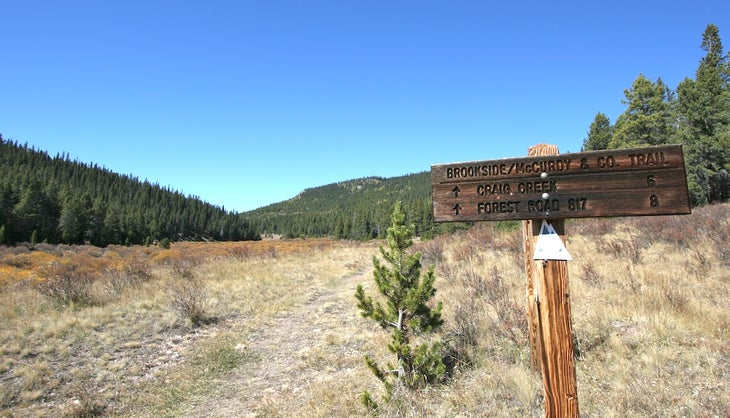 Brookside Trail Sign None