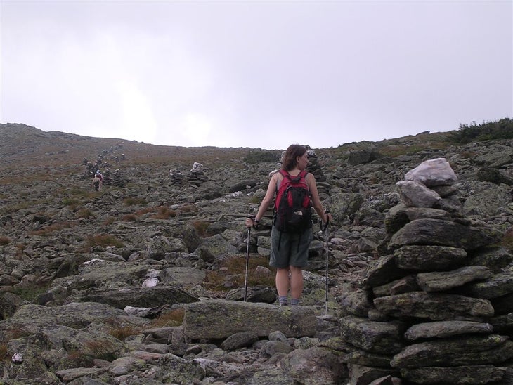 Cairns on the Lawn Cut-off Trail None