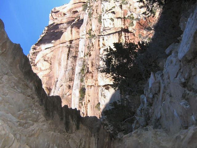 Canyon wall None