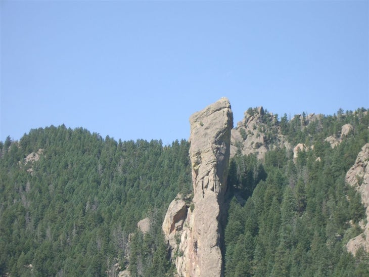 Close up of Devil's Thumb None