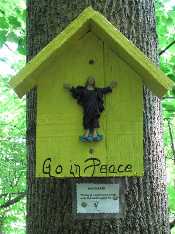 'Go In Peace' Sign None