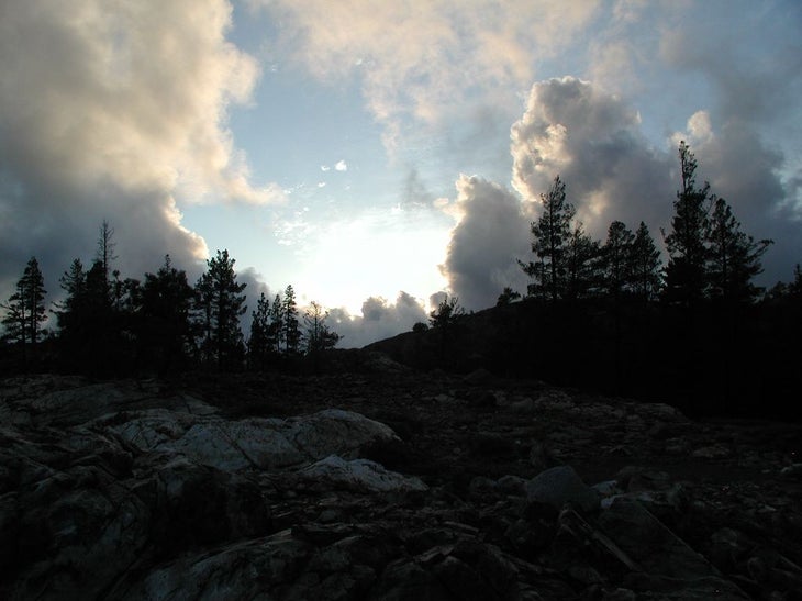 Hillside in Shadow None