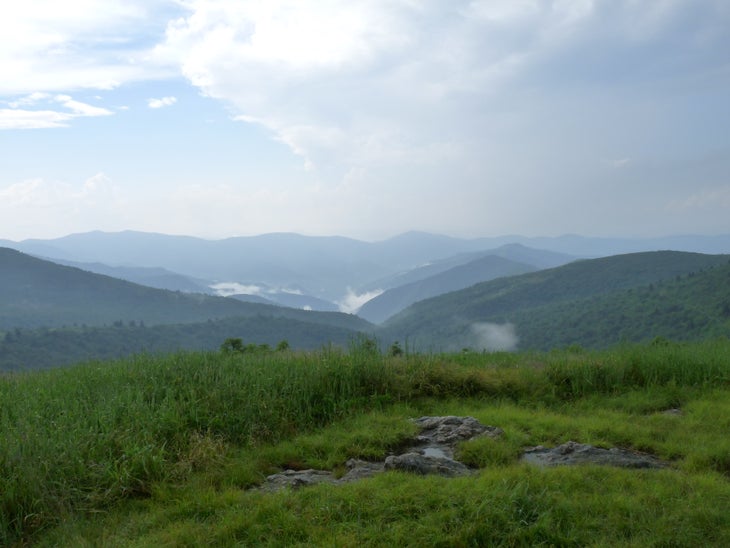 Looking Northwest From Black Balsam Knob None