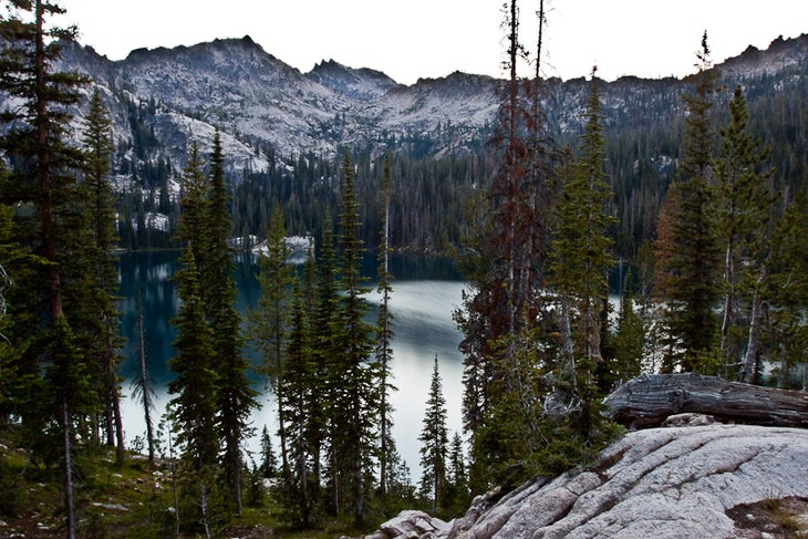 Nightfall in the Sawtooths Sawtooth National Forest: Alpine Lake