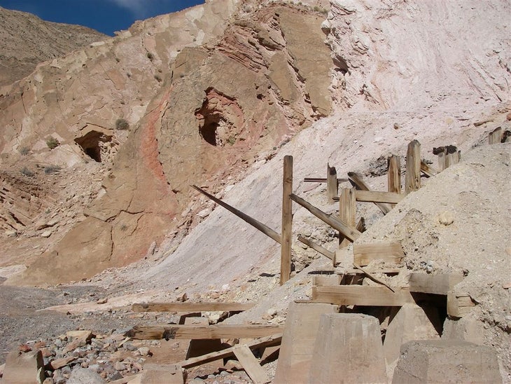 Old mining tunnels None