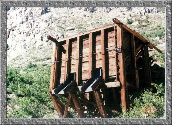 Ore Chute at Hanging Valley Mine None