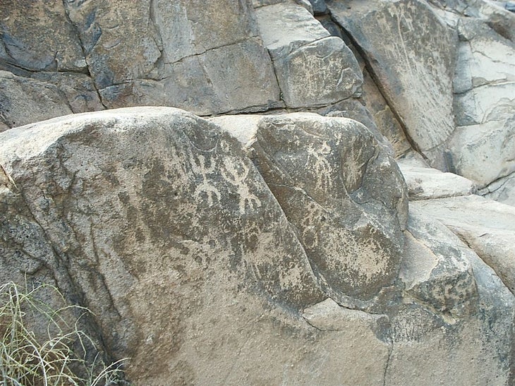 Petroglyphs -- people None