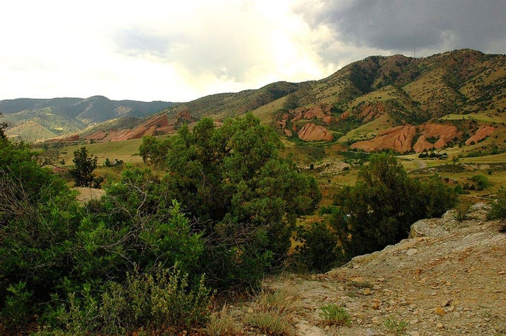 Redrock views from the Hogback None