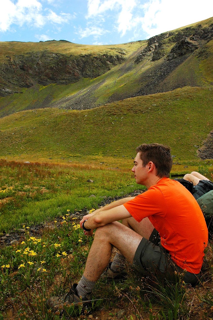 Relaxing on the Continental Divide Trail None