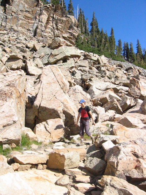 Rocky Section Of Trail None