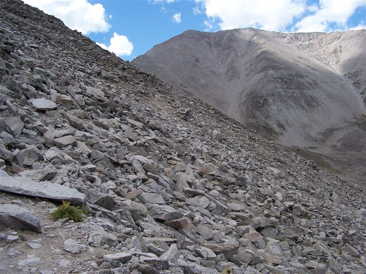 Rocky slopes None