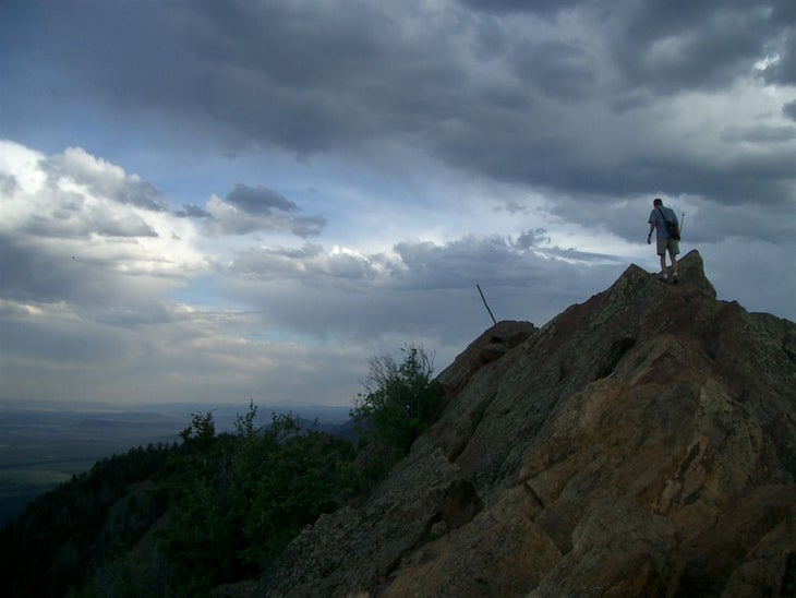 Scrambling Atop Bear Peak None