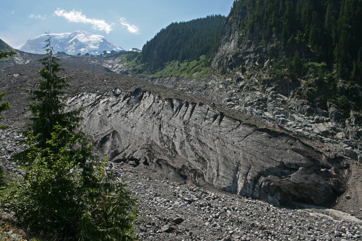 Snout of Carbon Glacier None