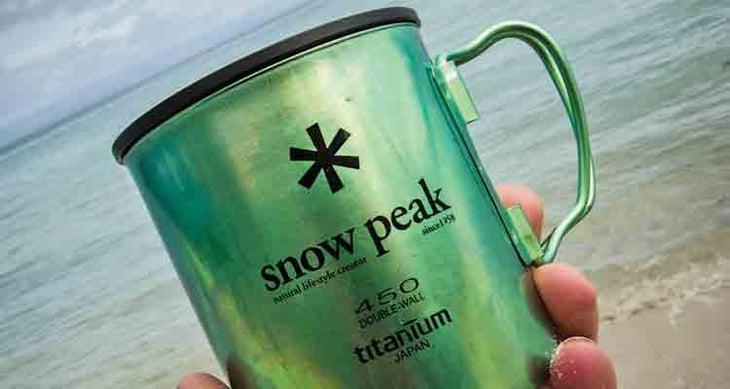 SPLURGES: Snow Peak Titanium Double Wall 450 Mug Snow Peak Titanium Double Wall 450 Mug