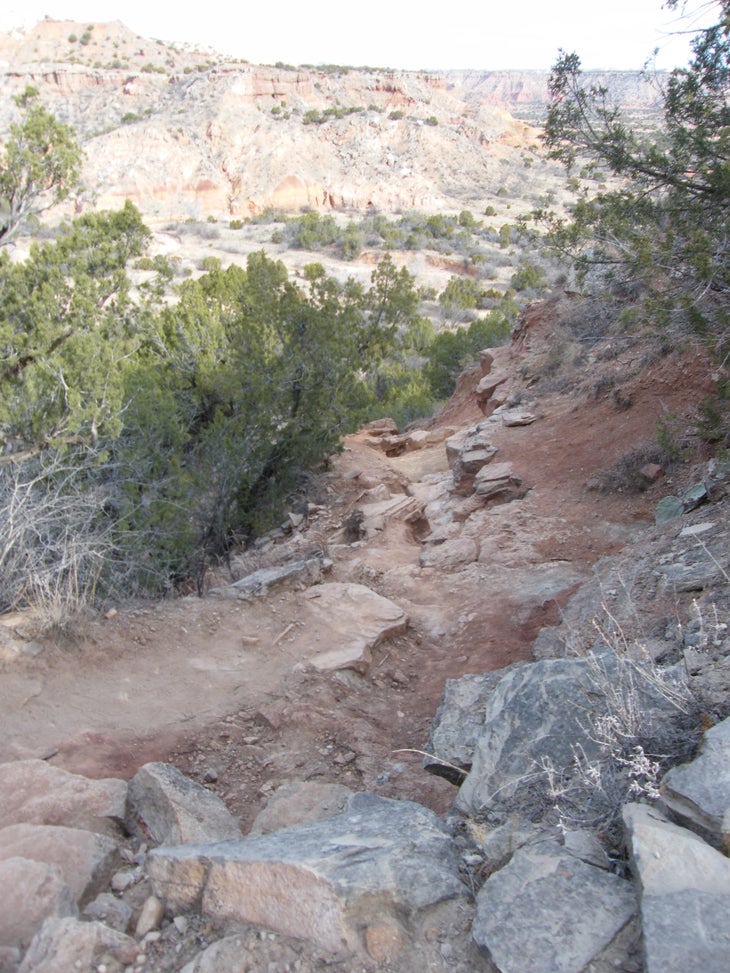 Steep scramble None