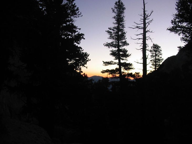 Sunrise at Outpost Camp None
