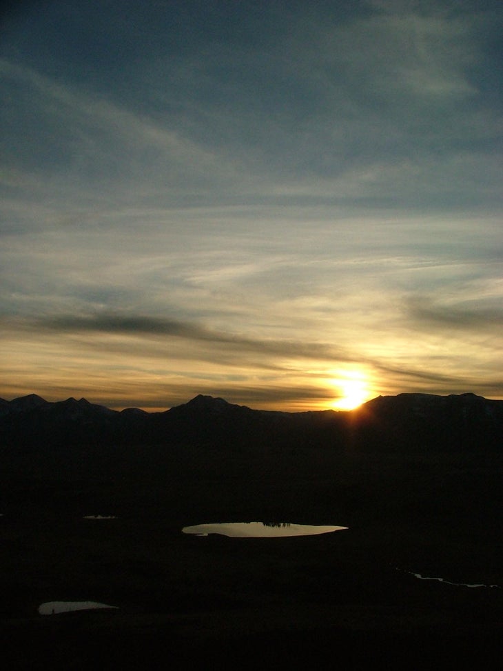 Sunset on Bunsen Peak None