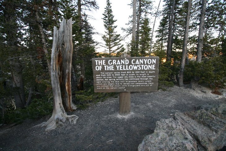 The Grand Canyon of the Yellowstone None