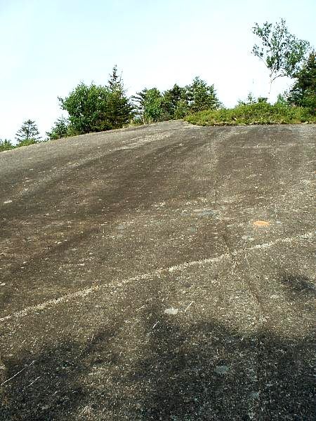 Trail across outcrop None