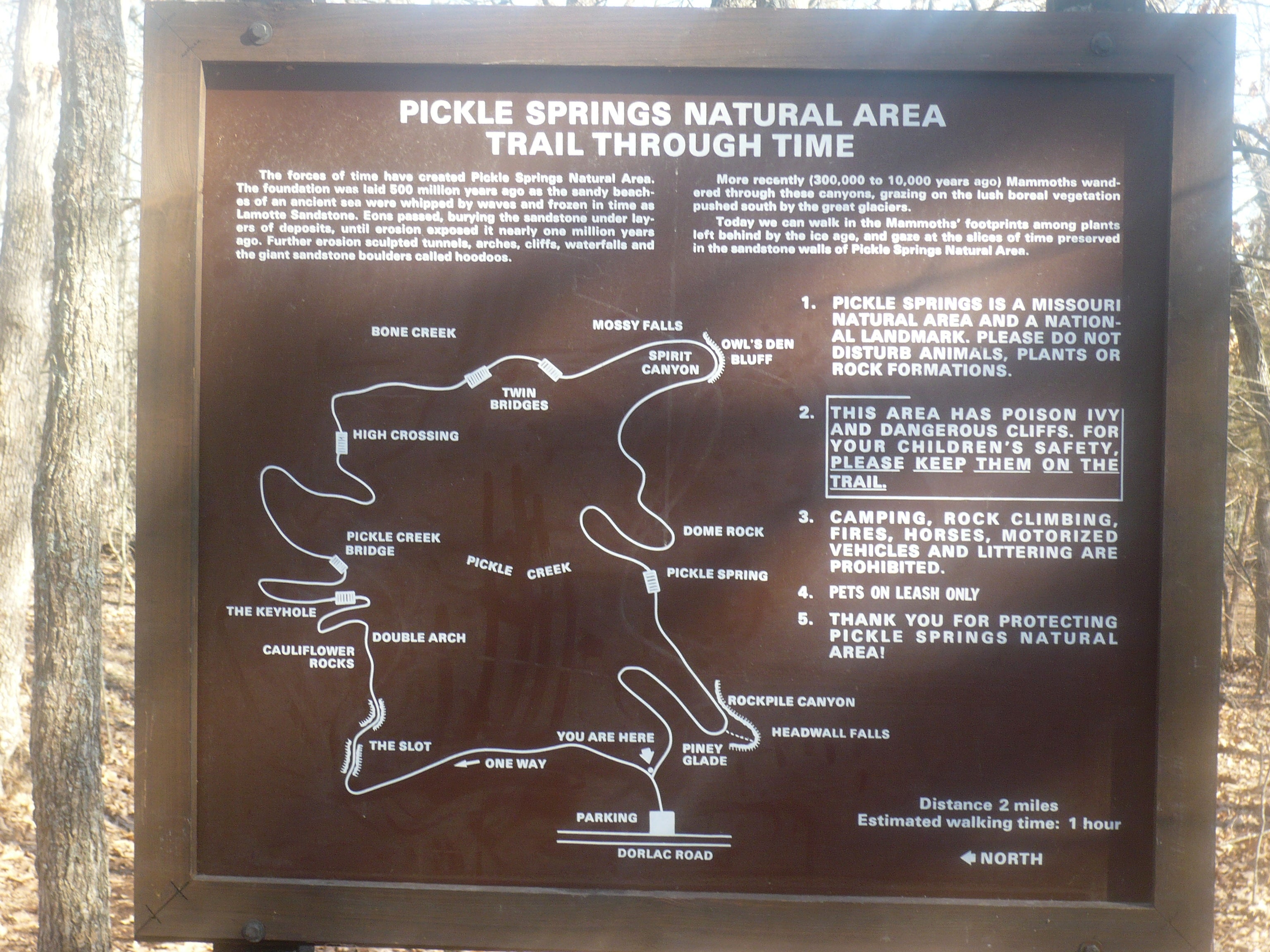 Pickle Springs Trail Map St Louis Mo Pickle Springs