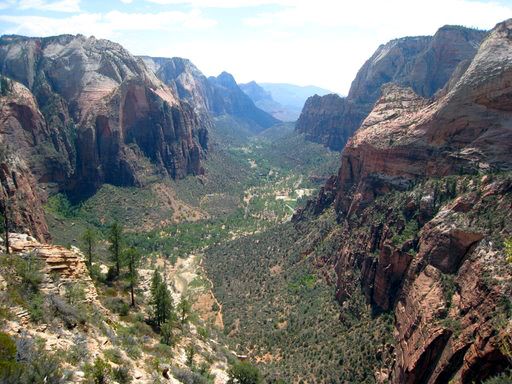 View from Angels Landing None