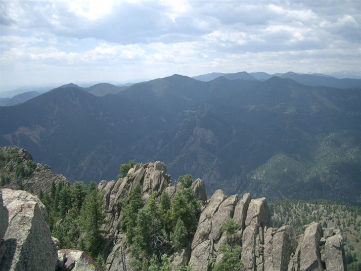 View into Eldorado Canyon None