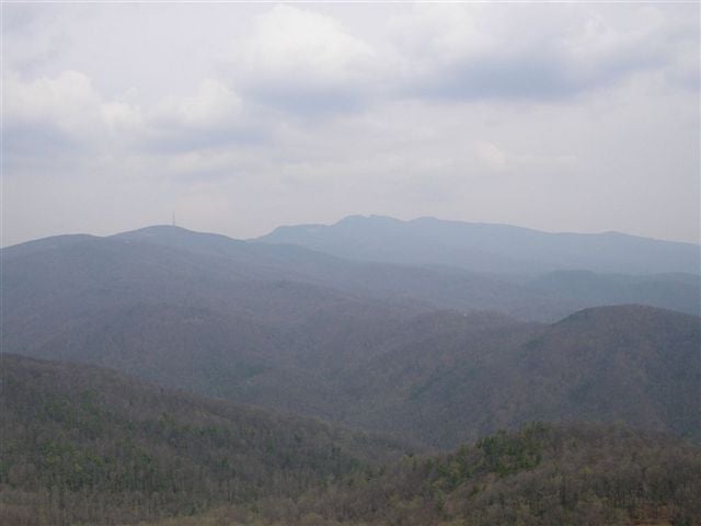 View looking north None